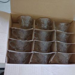 Vintage Star David Punch Cups