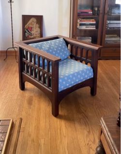 Arts and crafts vintage armchair