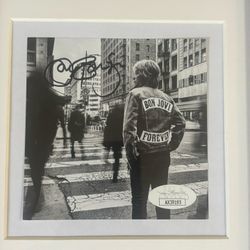Jon Bon Jovi autographed And Framed “Forever” CD