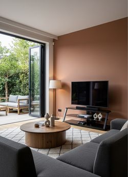 Modern Black TV Stand / Entertainment Center