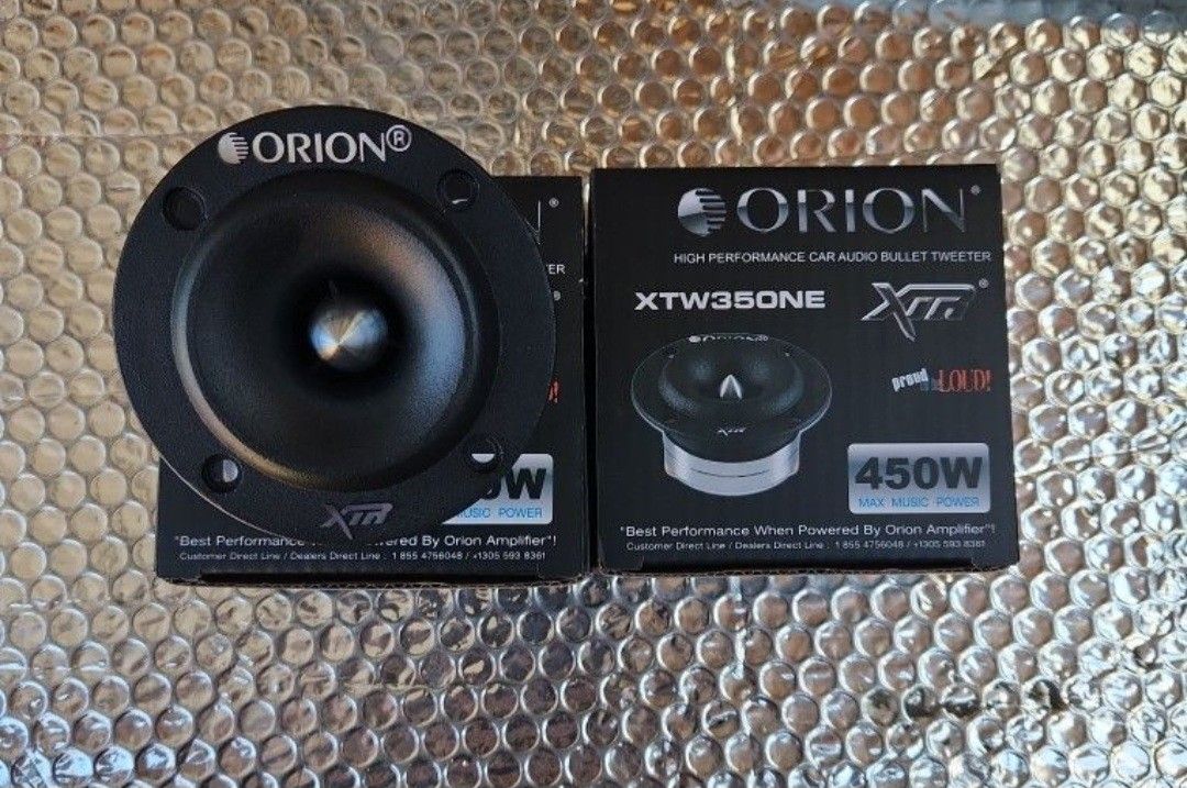 Orion XTW350NE 3.2" 110W RMS Bullet Tweeters 440W MAX (PAIR)