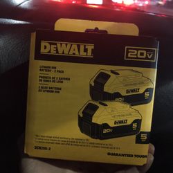 DEWALT 20V 5.0AH BATTERY (2-PACK)