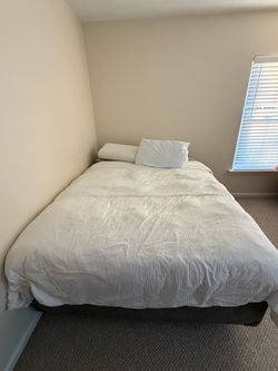 Queen Size Mattress with Frame