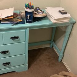 Small Wood Desk With Matching Chair