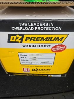 Chain hoist oz010=10chof  for 1 ton