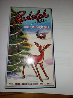 Rare 1987 Rudolph The Red Nosed Reindeer VHS Tape