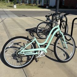 Huffy 27.5” Parkside Comfort Bike, Teal, Adult Women’s