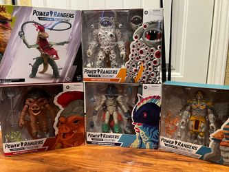 Power rangers lighting collection// villains