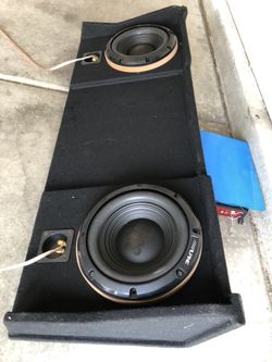 Alpine 10” sub with box for dodge ex cab