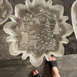 Xmas Crystal Dish