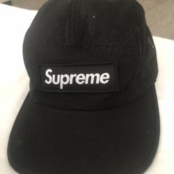 2023 Supreme Military Camp Cap 'Black'