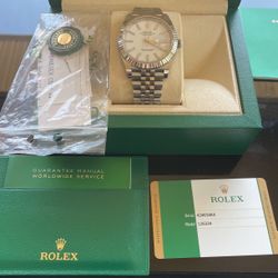 rolex 2017 box and paper with wite gold bazel