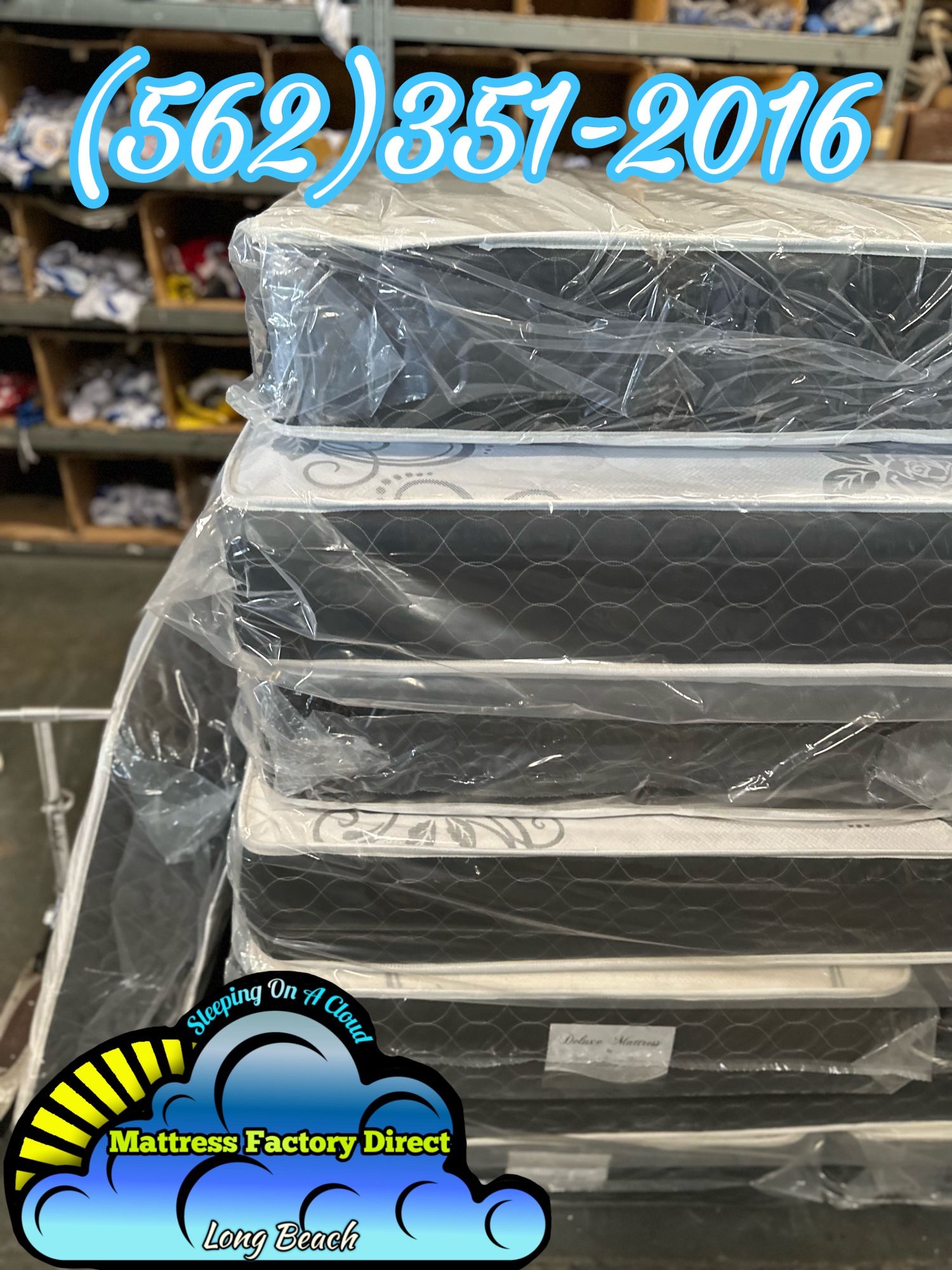 Twin Mattress Colchon Deluxe Nuevo Individual Single