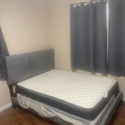 Full Size Bed and Mattress Foundation (Mattresss NOT Included)