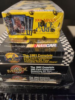 Maxx NASCAR Race Cards 1(contact info removed) 5th Anniversary Edition Sealed Boxes