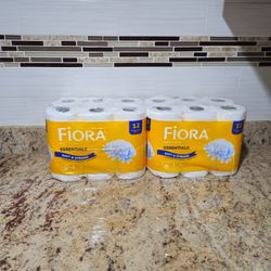 Fiora Essentials Toilet Paper, Lavender Scent, 12 Double Rolls