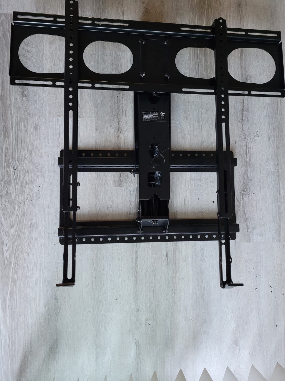 MantelMount MM340 Above Fireplace Pull Down TV Mount - with Patented auto-straightening, auto-stabilization, 2 Gas Pistons
