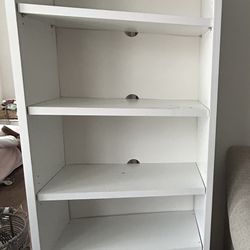 White Bookshelf 