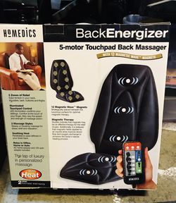 homedics back massager with heat