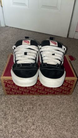Vans Black and White Low-Top Sneakers