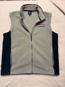 LIKE NEW Vineyard Vines Fleece Zip-Up Vest