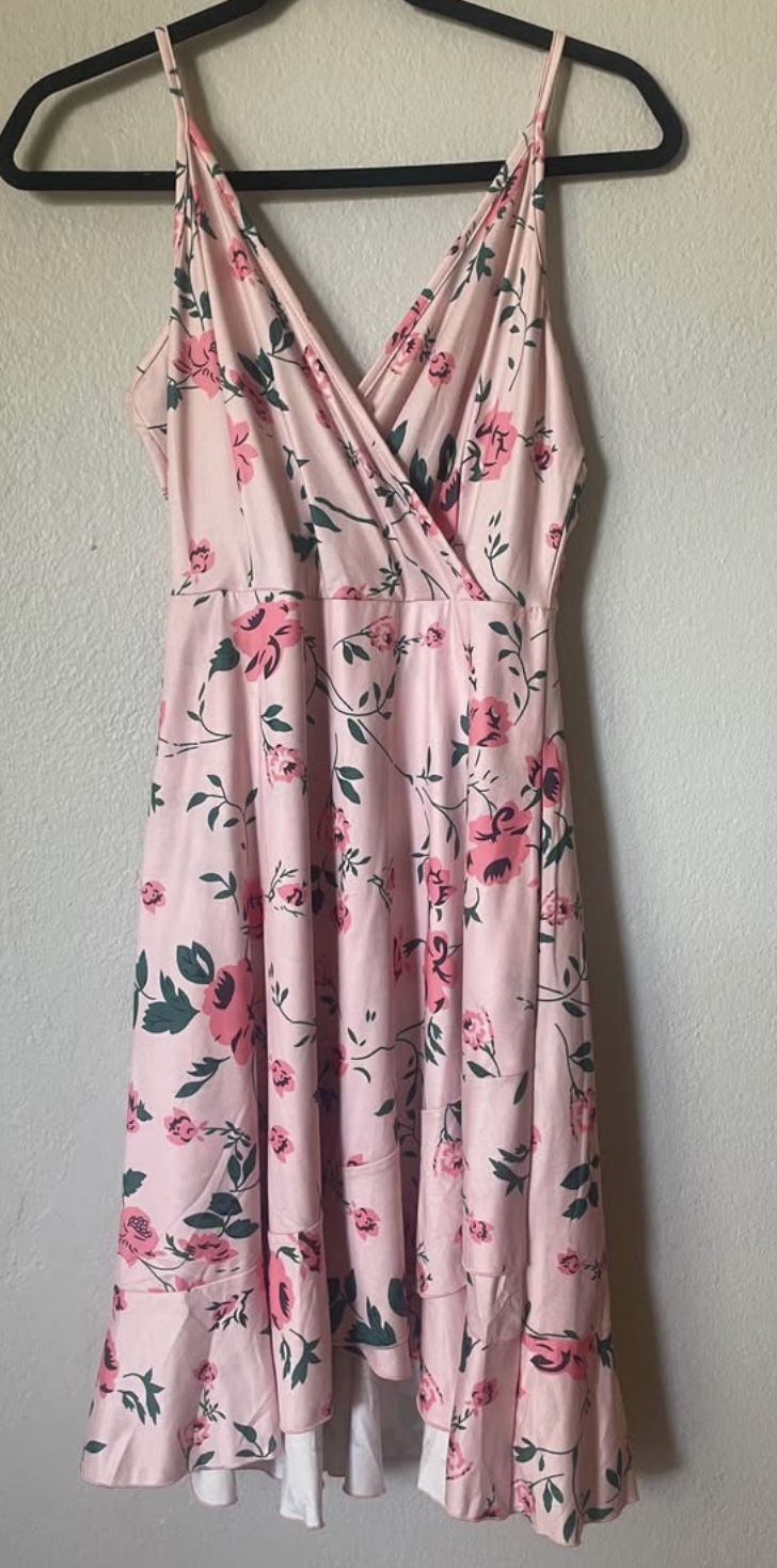 Cute Pink Summer Dress Small