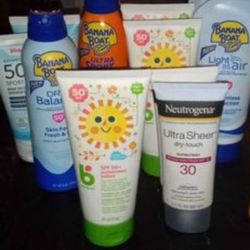 SUNSCREENS $3 Each