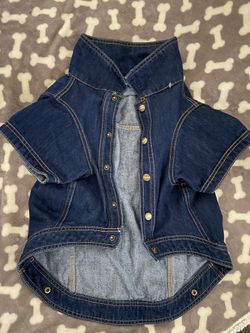 Medium Denim Dog Jacket