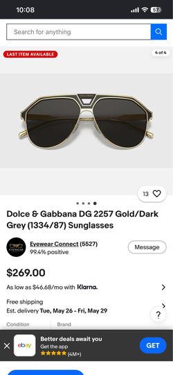 Dolce & Gabbana ( black & Gold )
