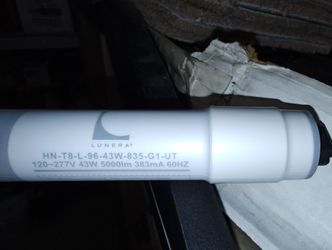 Lunera HN-T8-L-96-43W-835-G1-UT T8 Gen1 LED Lamp 2-Pin R17D 5500-Lumens 80+ CRI 3500K