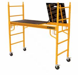 MetalTech Safeclimb 6 ft. Baker Scaffold with Platform and Included Trap Door, 1250 lbs. Load Capacity