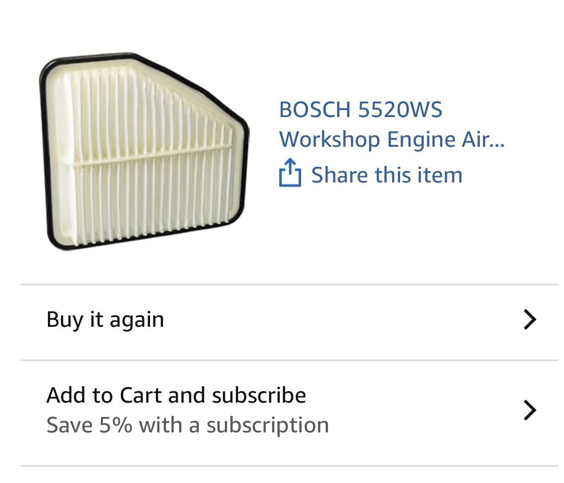Engine Air Filter