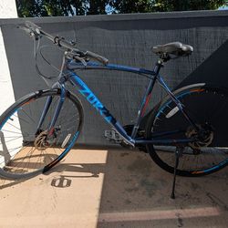 Zukka Road Bike Aluminum Alloy Frame Hybrid Bicycle Adult Deep Blue