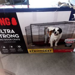 KONG® Ultra-Strong & Durable Double Door Wire Dog Crate 