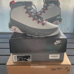 Jordan Fire Red 9’s