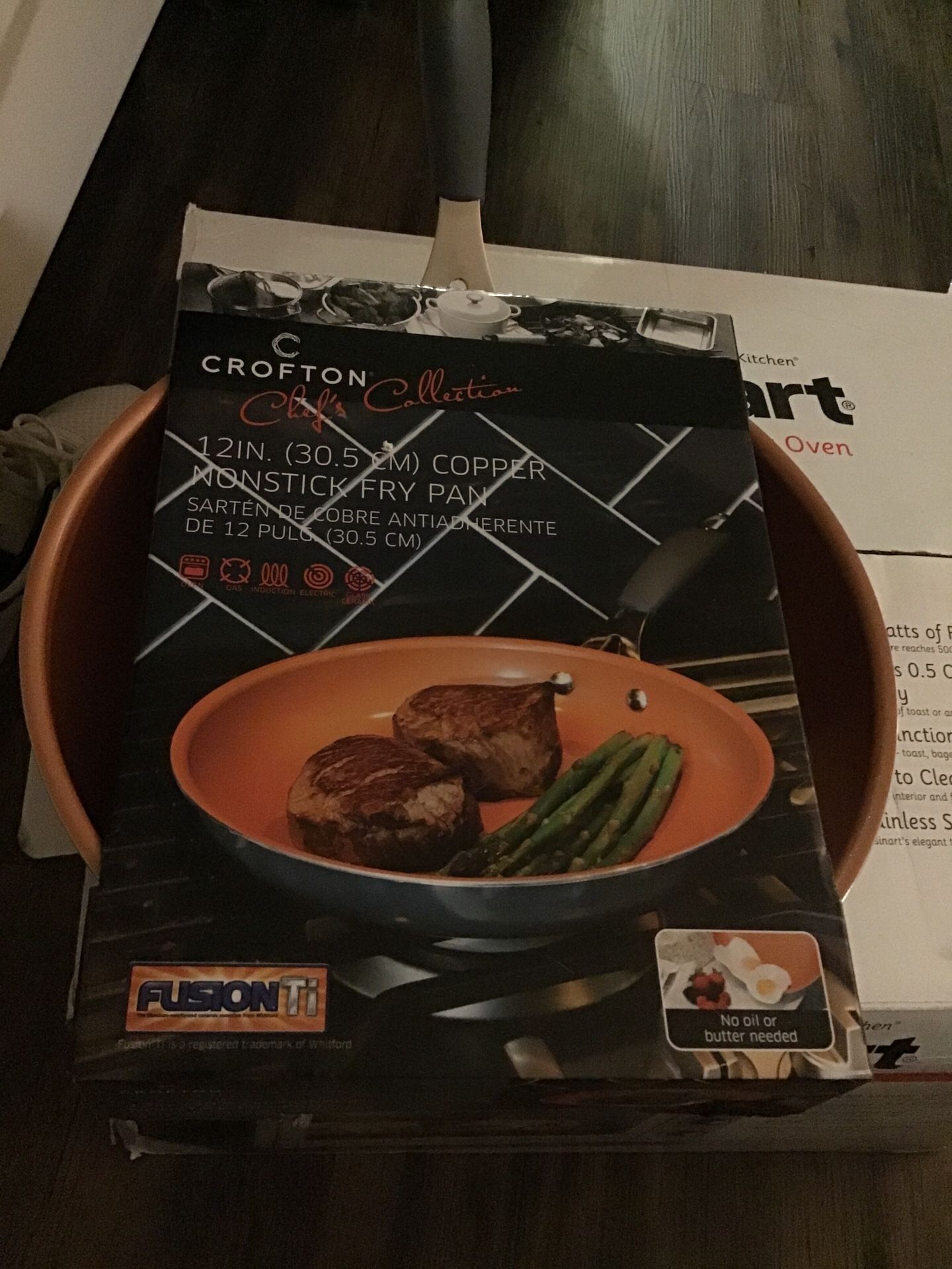 CROFTON 12 inch (30.5 CM) COPPER NONSTICK FRY PAN