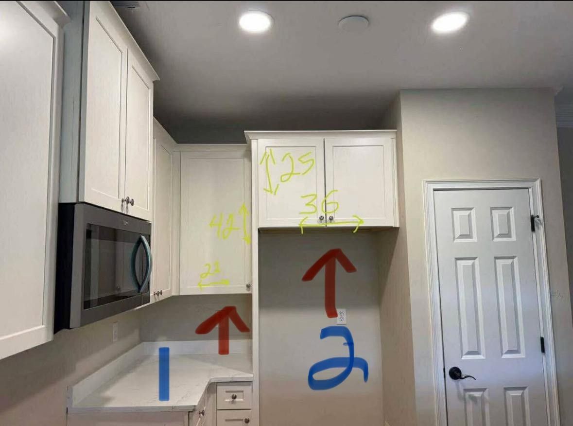 White Shaker Kitchen Cabinets - 8 Piece