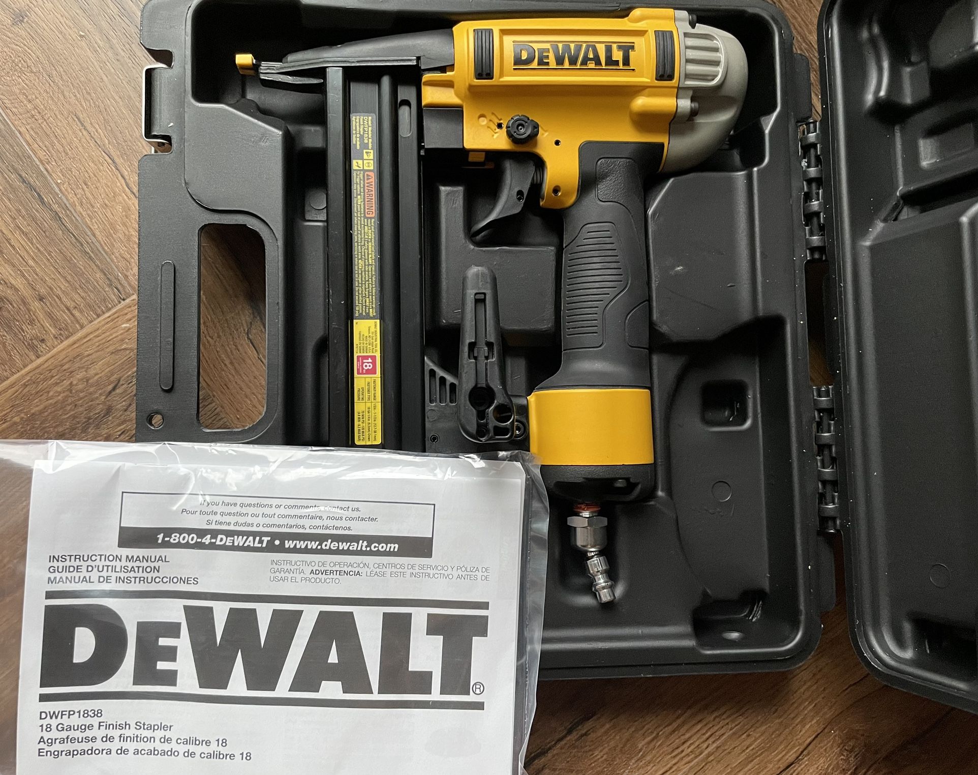 Dewalt Pneumatic 18 Gauge Corded Stapler