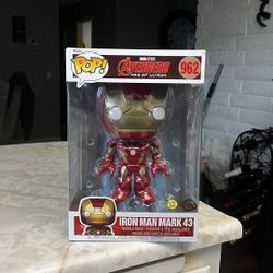 Iron Man Mark 43 Glow In The Dark 10 Inch Funko Pop