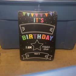 Birthday Chalkboard Sign 