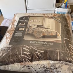 Queen bed sheet cover complete