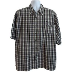 Vtg Phat Farm Plaid Casual Button Up Cotton Shirt Size XXL.
