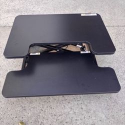 New Adjustable Standing Desk Converter Desk Riser with Laptop Keyboard Workstation Black 24"X 12"