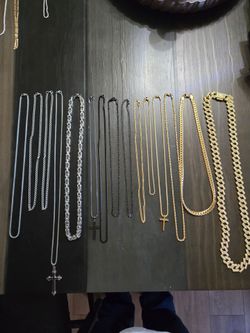 Stainless steel men's necklaces for sale