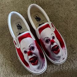 Pennywise slip on vans 