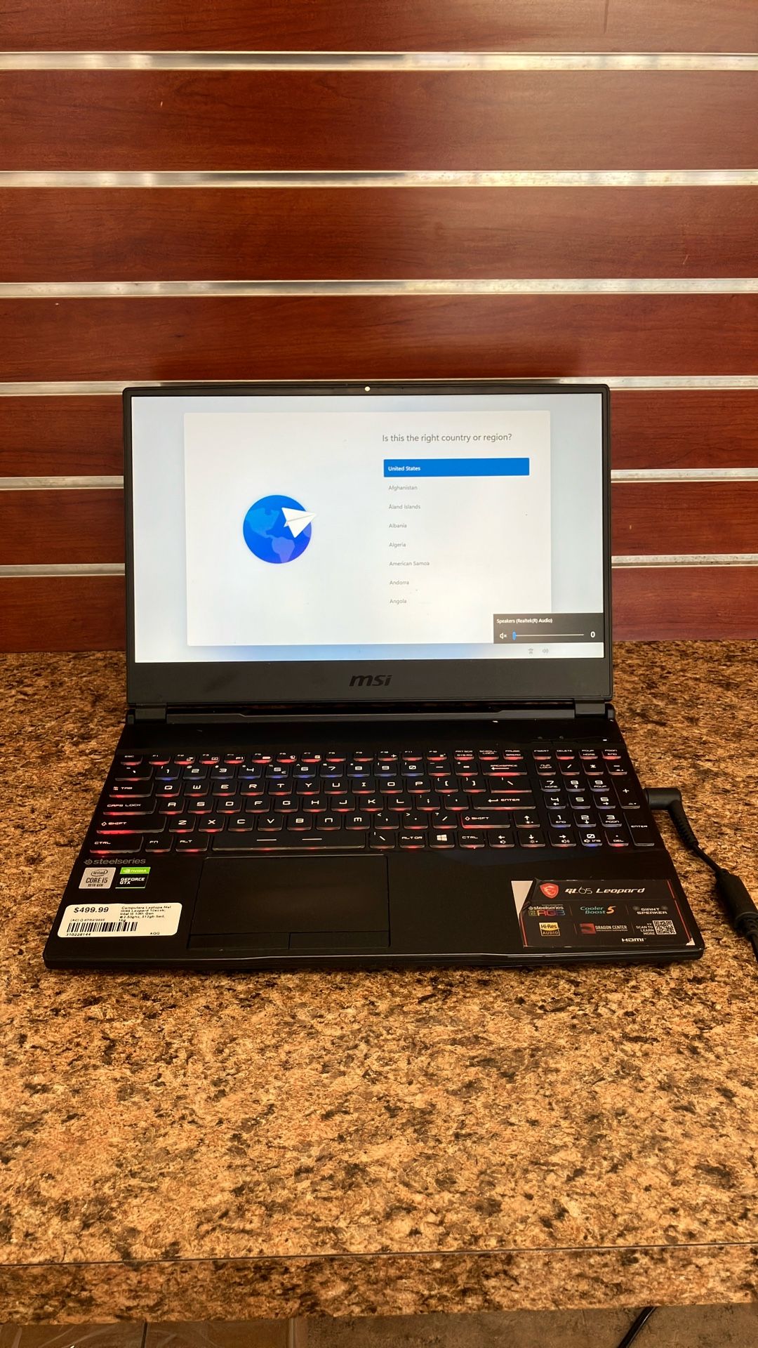Computer Laptop Msi Gl65 Leopard