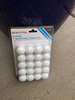 Vinyl chair tips - pack of 20