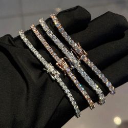 VVS 1 Moissanite Diamond Bracelets  