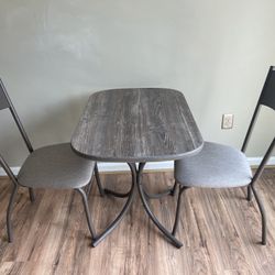 Beautiful Dining Set With 2 Chairs