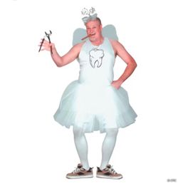 Tooth fairy costume - adult plus Halloween